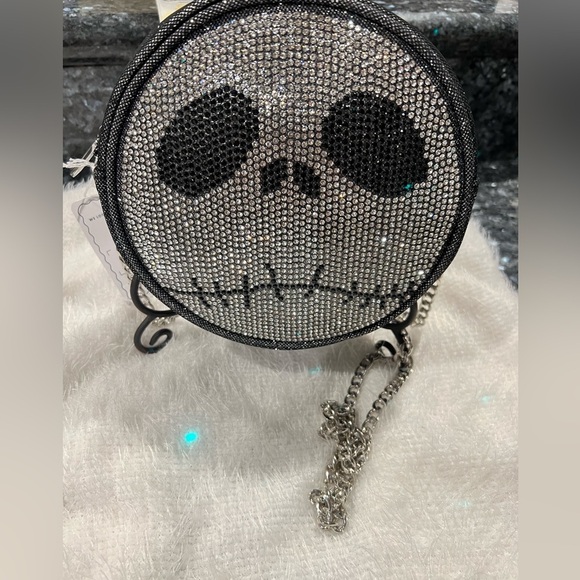 ☠️ 🖤NWT-Disney × Skinny Dip London Jack Skellington Bling Crossbody Bag☠️🖤 - Picture 12 of 12